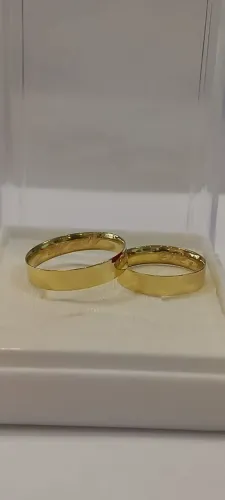 Alianças em ouro 18 k