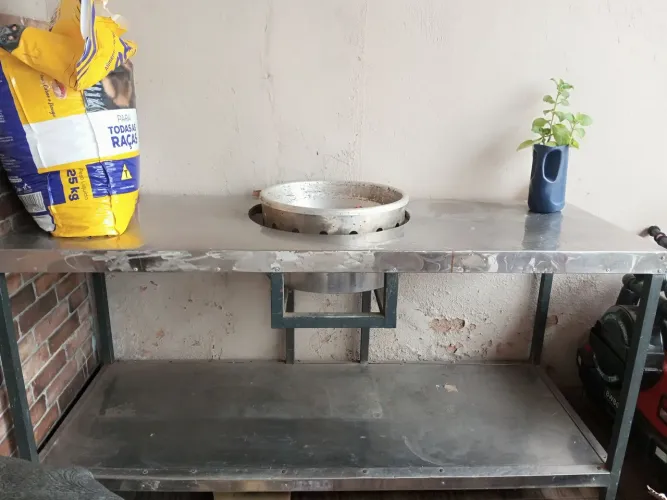 Balcão de inox
