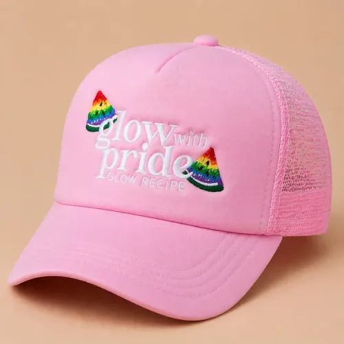 Boné Rosa Glow with Pride - Estilo, Atitude,Premium 