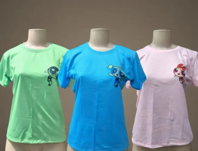 Blusas meninas super poderosas