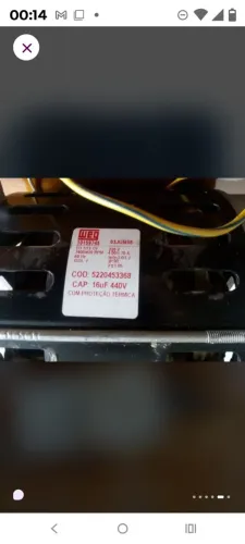 Pequeno motor 220v weg