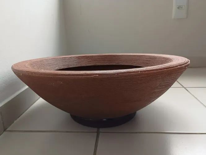 Vaso bacia para plantas rosa do deserto