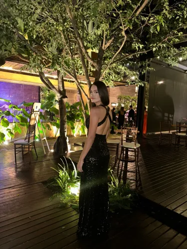 Vestido festa preto 