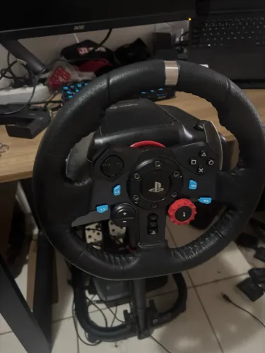 Volante G29 + suporte em aço + add-on 