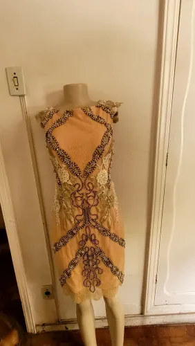 Vestido bordado salão Eliana matos 40