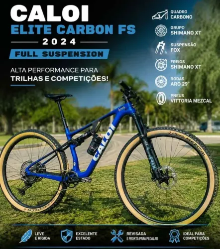 Caloi elite Carbon tamanho M full