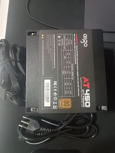 Fonte Aigo AT450 Atx Power 450w 80plus bronze
