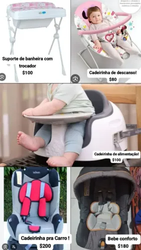 Utensílios para bebê
