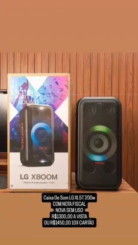Caixa de som LG XL5T 200w