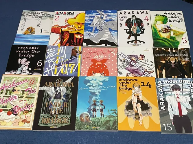 Mangás Arakawa Under the Bridge - Completo - 1 a 15