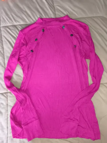 Manga longa Rosa