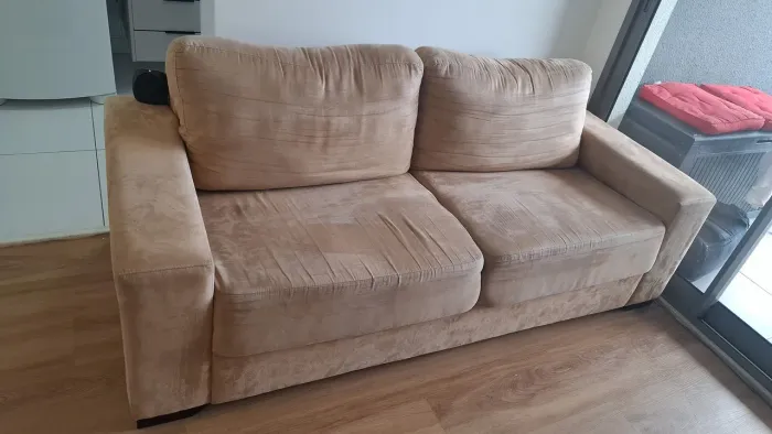 Sofá 3lugares Suede Excelente estado