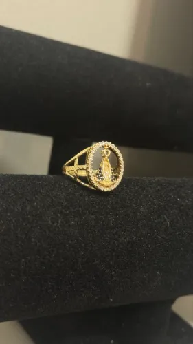 Anel de ouro 18k 6.14G nova certificado garantia eterna Loja física