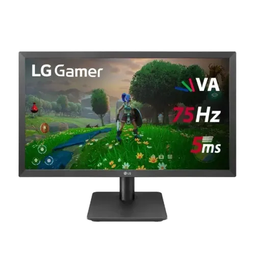 Monitor LG 21,5", FHD, 75Hz, 5ms, VA, HDMI e VGA, FreeSync
