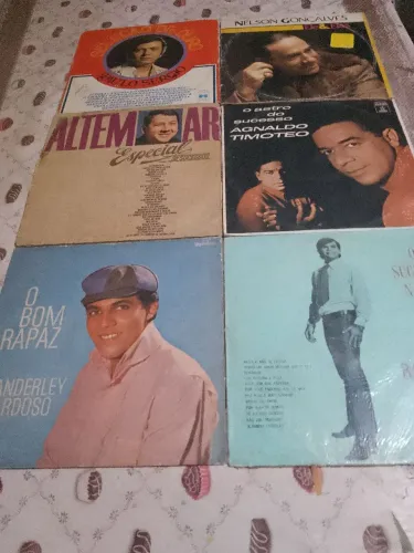 Discos Long Play (LP) de vinil.