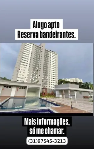 Alugo apartamento reserva bandeirantes
