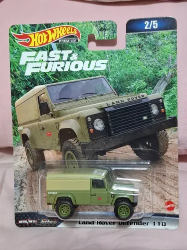 Hotwheels Premium Fast and Furious: Land Rover Defender 110