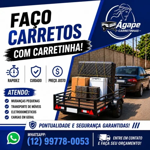 Carretos com carretinha 