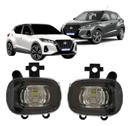 Par Farol Milha Nissan Kicks 21 2022 2023 2024 2025 Com Led