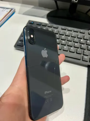 iPhone XS 256GB - Placa e FACE ID OK - Touch 4 cantos / Bat 72% / Trinca traseira - Peças