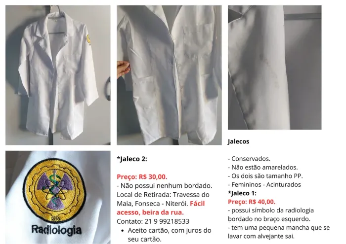 Jaleco Feminino