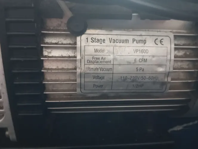 Bomba de vácuo 6 CFM
