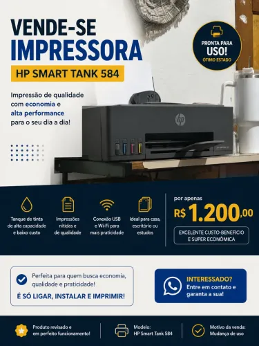 Impressora HP SMART TANK 584