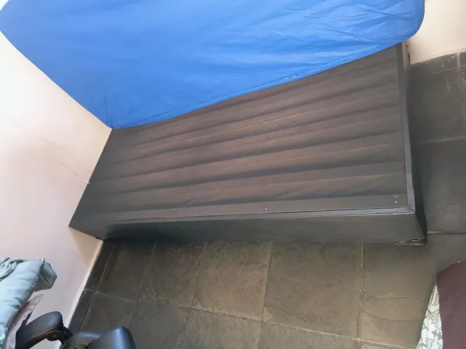 Cama box de solteiro com colchão densidade 33