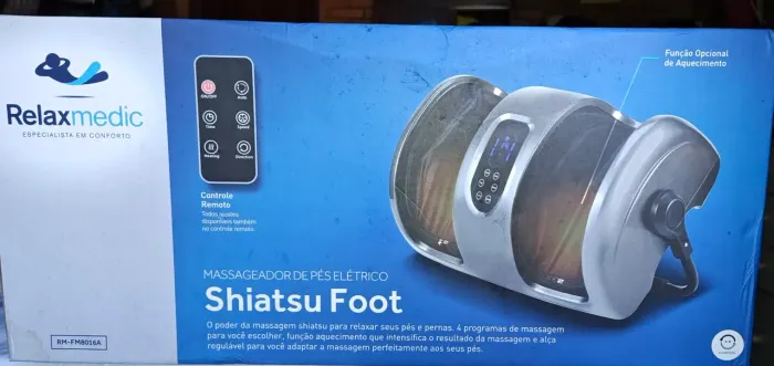 MASSAGEADOR DE PÉS ELÉTRICO PAGAMENTO EM PIX ENTREGA IMEDIATA FORTALEZA. NUNCA USADO.