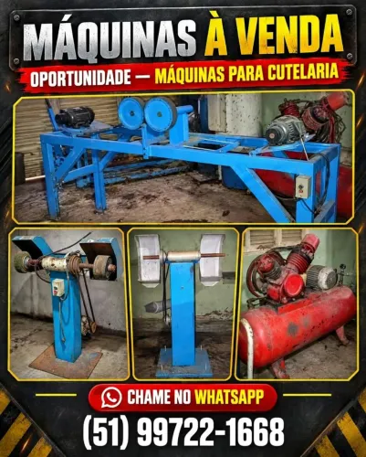 Venda de máquinas para fazer facas