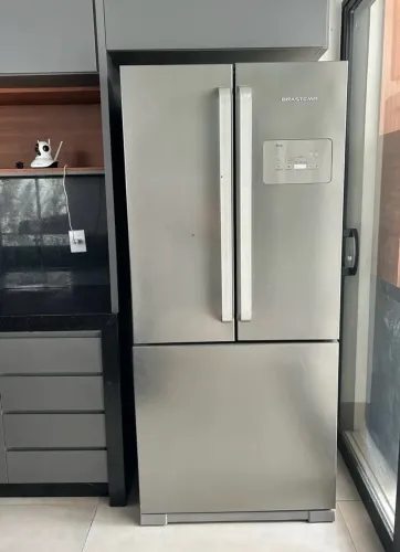 Geladeira Brastemp inox 3 Portas Nova Entrego Grátis