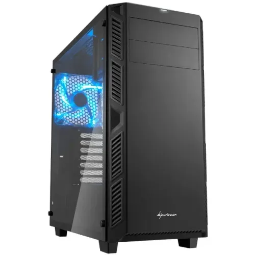 Gabinete ATX Sharkoon com Vidro Temperado Black - AI7000