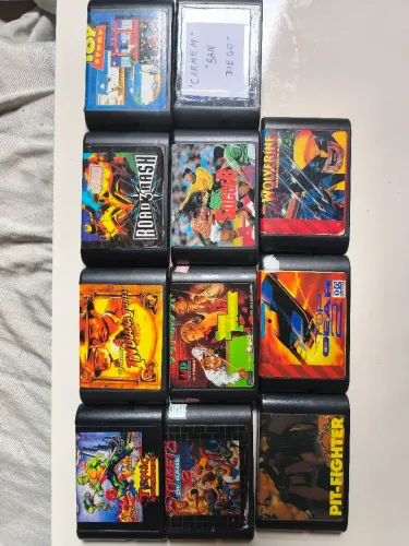 Fitas Mega drive 