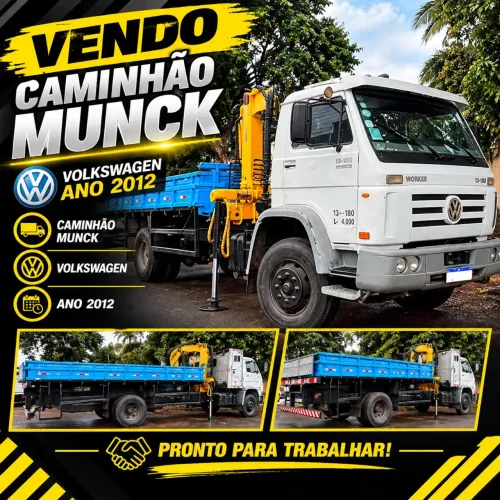 Caminhão 13180 vw Munck 