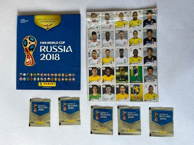 Vendo kit completo Panini Copa do Mundo Rússia 2018