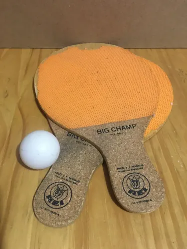 Raquete de tênis antiga Rei Brinquedos