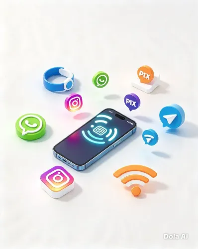 ? Chaveiros 3D com NFC ? Sua Marca em Um Toque