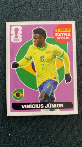 Figurinha extra Vinícius Júnior 