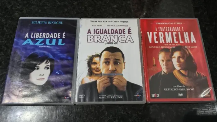 Trilogia das cores em DVD