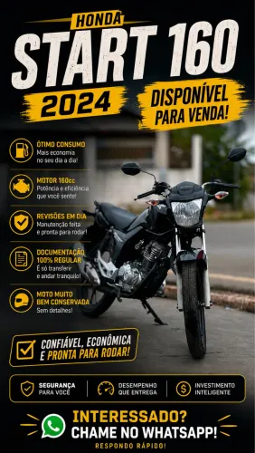 Start 160 / Revisada / transferência imediata. 