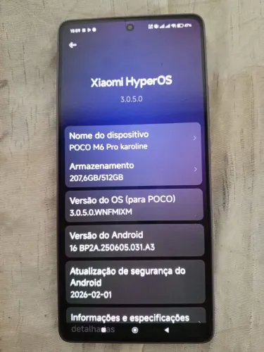 poço m6 pro