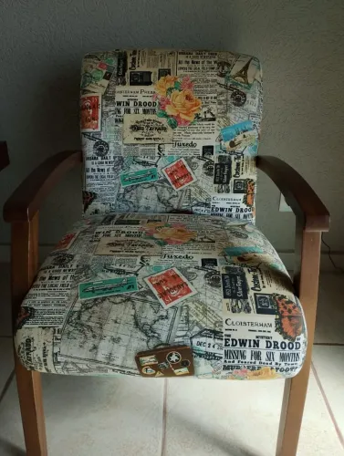 Poltrona para sala de estar (duas unidades)