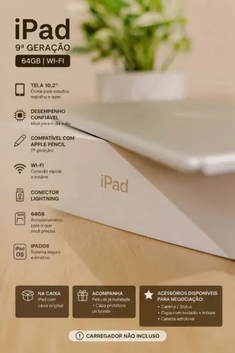 iPad 9 geração | 64gb | wi-fi