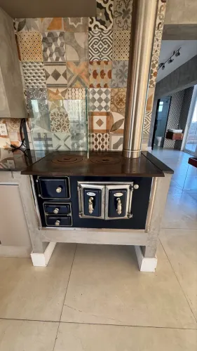 Forno a Lenha Venax N2 Azul Marinho Sec XVIII