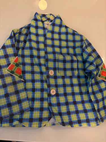 Blazer xadrez junino 