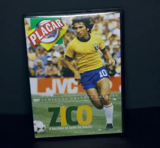 DVD placar Zico - coleção grandes craques