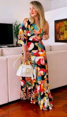 Vestido Farm Dança dos Tucanos usado G