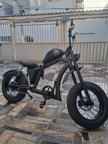 Bicicleta Elétrica Estilo Chopper