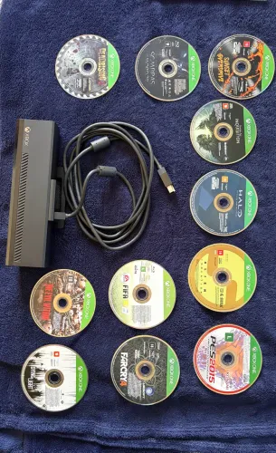 Kinect: Sensor do Xbox One + 11 Jogos originais (Retirada em mãos)