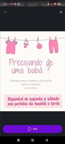 Precisando de babá, estou disponivel!!!